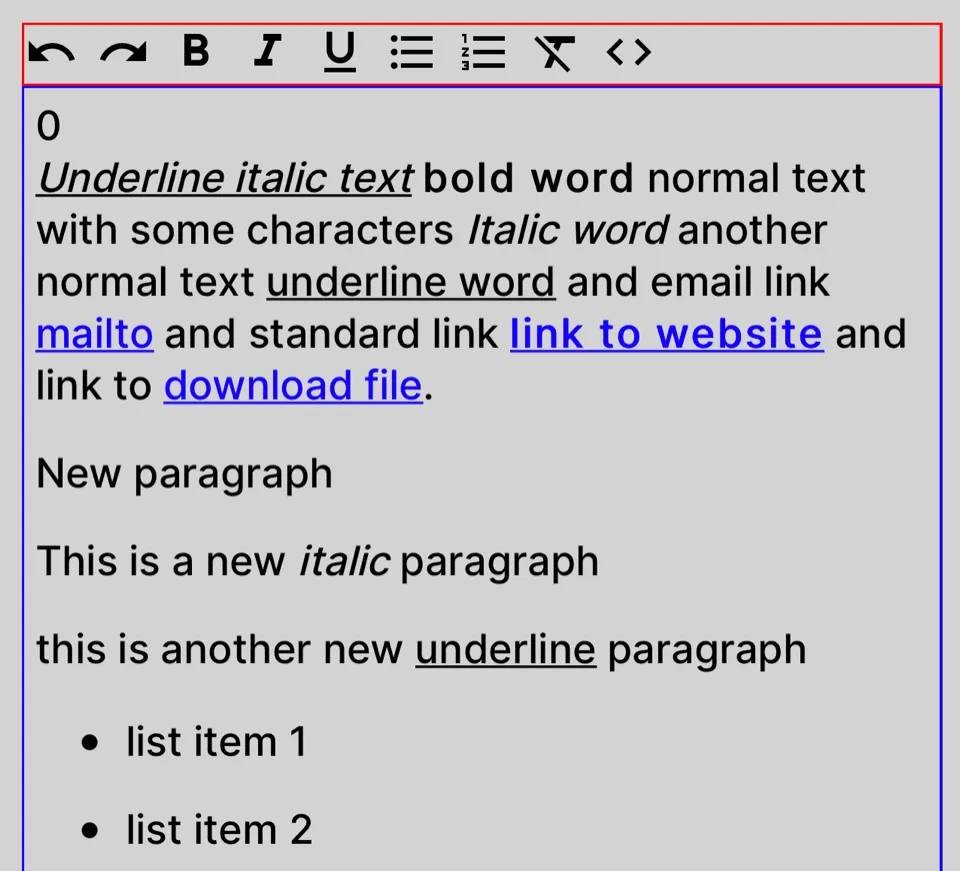 Expo Rich Text Editor